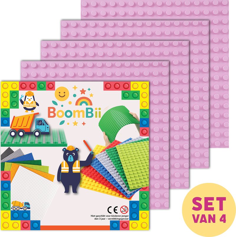 Bouwplaat Roze